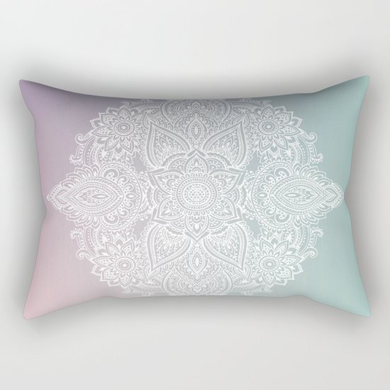 Mehndi Tattoo Ancient India Rectangular Pillow