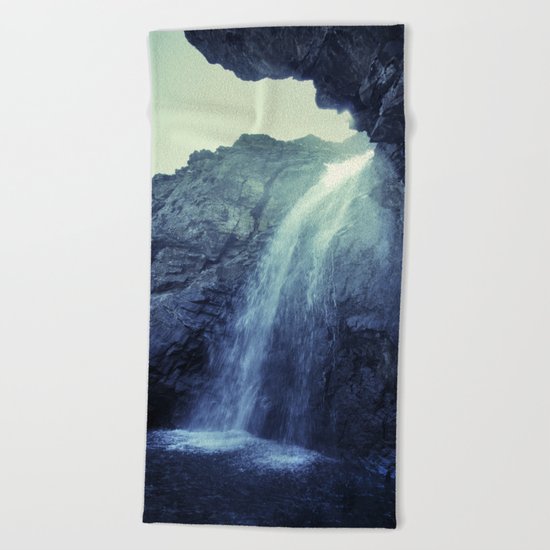 "At the mountains" Waterfalls... Beach Towel