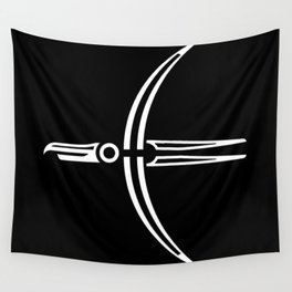 Moon Raven Wall Tapestry