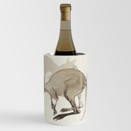 Kangaroo illustration Wine Chiller