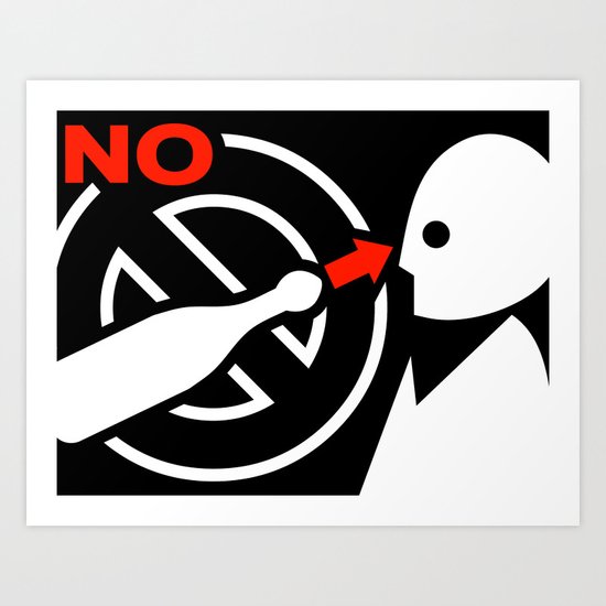 NO #1 Art Print