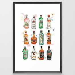 Drinks Framed Art Print