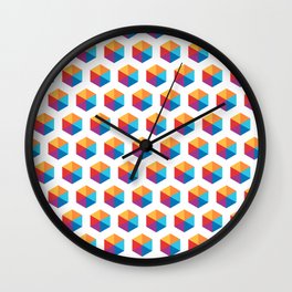 Rombos Pattern Wall Clock
