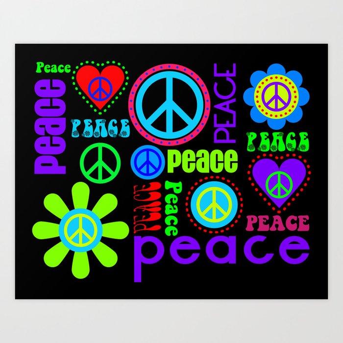 Peace sister Art Print