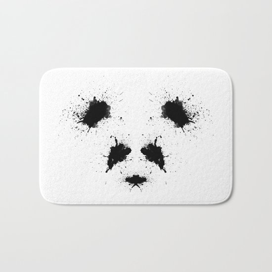 Rorshach Panda Bath Mat