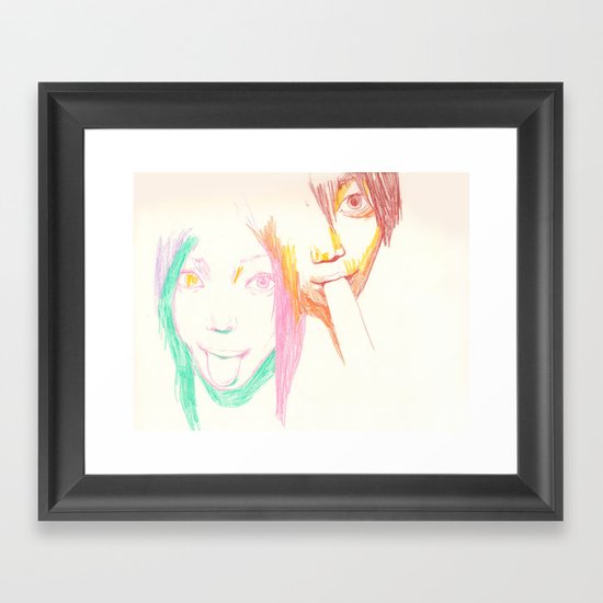 Lick Framed Art Print