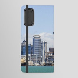 New Zealand Photography - Sky Tower In The Center Of Auckland Android Wallet Case