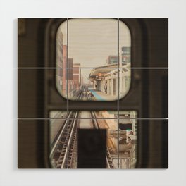 Loop Bound - Chicago El Photography Wood Wall Art