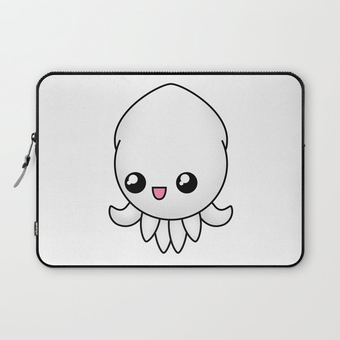 Super Kawaii Sea Buddies - Squid Laptop Sleeve