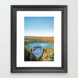 Autumn Views in Minnesota | Travel Photography and Collage Framed Art Print