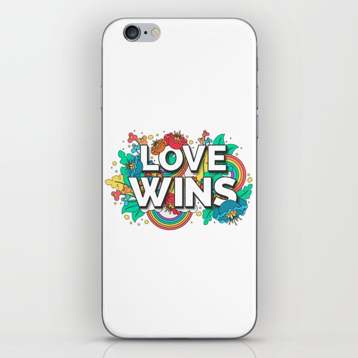 Love wins iPhone Skin