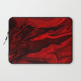 Blood Red Marble Laptop Sleeve