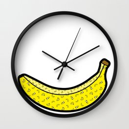 Bananas inside a banana!? Wall Clock