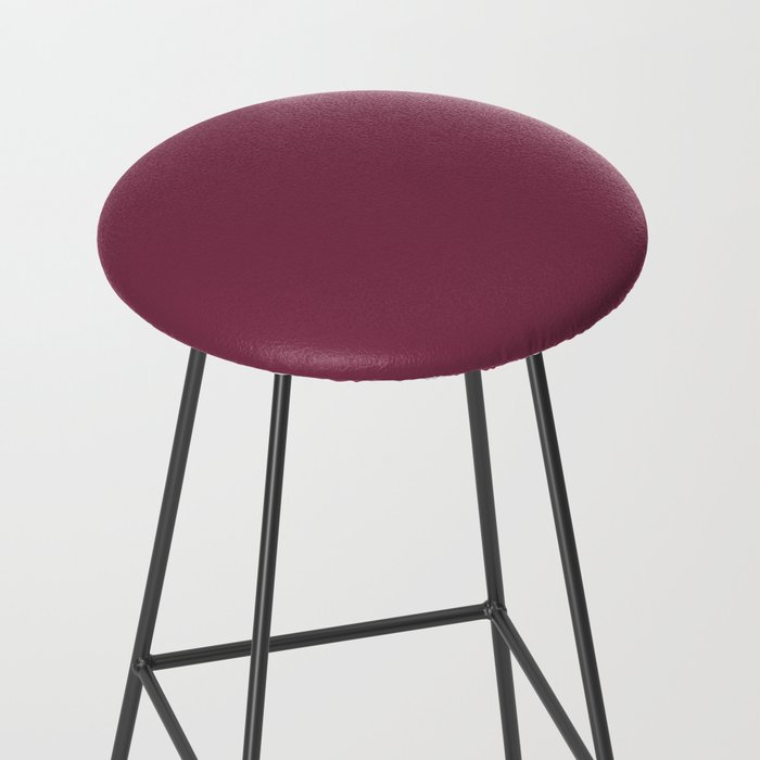 Simply Solid Velvet Maroon Bar Stool
