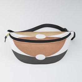 A Game of Halves - Minimal Geometric Abstract Fanny Pack