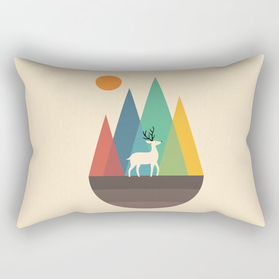 Step Of Autumn Rectangular Pillow