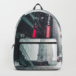 New york under the snow Backpack