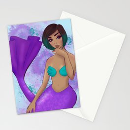 Mermaid 009 ROCKIE Stationery Cards