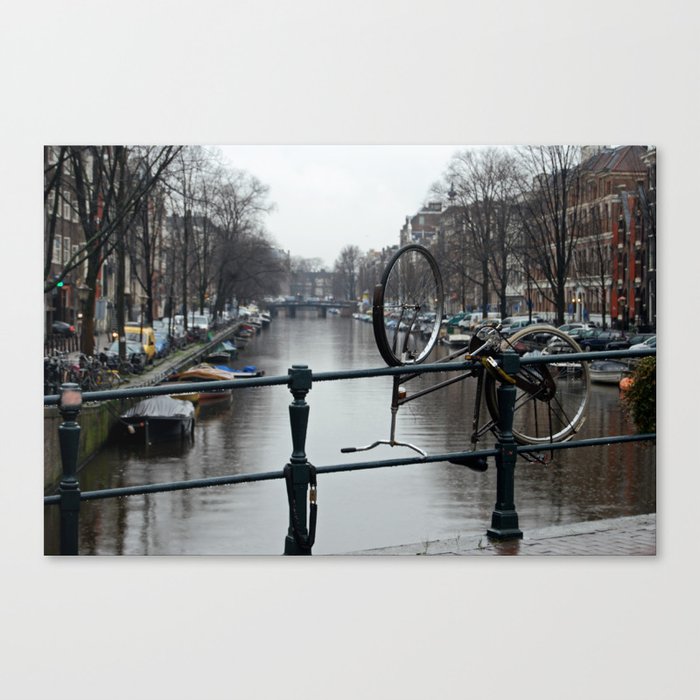 Amsterdam Canals Canvas Print