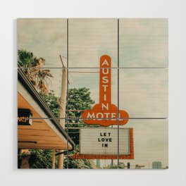 Let Love In Sign, Austin Texas Wood Wall Art