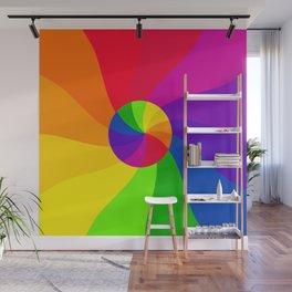 Double color wheel Wall Mural