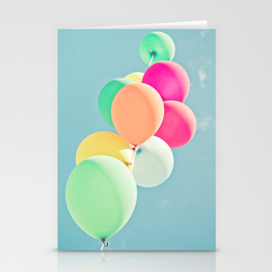 Balloon Mania Stationery Cards