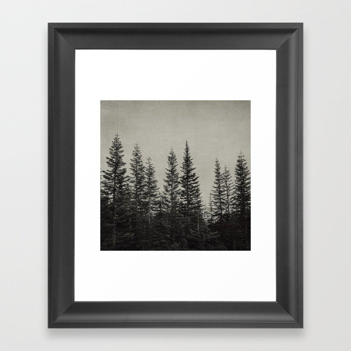 the edge of the forest Framed Art Print