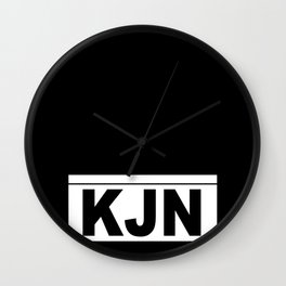 KJN Wall Clock | Typography, Music 
