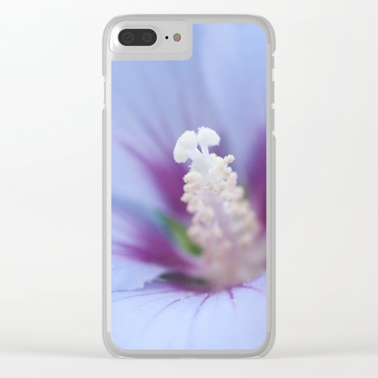 Soft Purple Hibiscus Flower #1 #art #society6 Clear iPhone Case