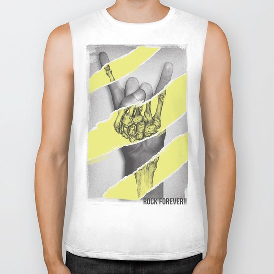 ROCK FOR EVER Biker Tank