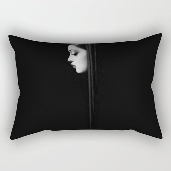 Back in Black Rectangular Pillow