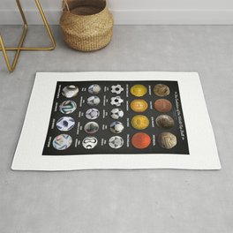The World Cup Balls Rug | National, Decor, Collage, Balls, Soccer, Kids, World, Boys, Cave, History 