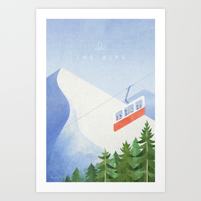 The Alps Art Print