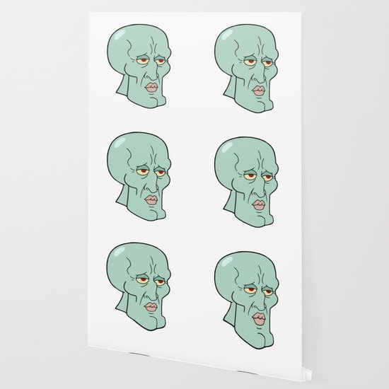 Handsome Squidward Wallpaper By Handsomesquidward Society6