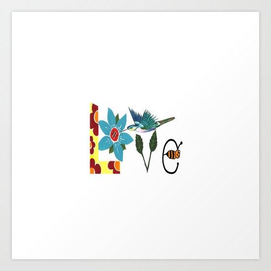 L Is For Love Art Print