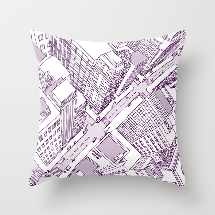The Watched City Throw Pillow