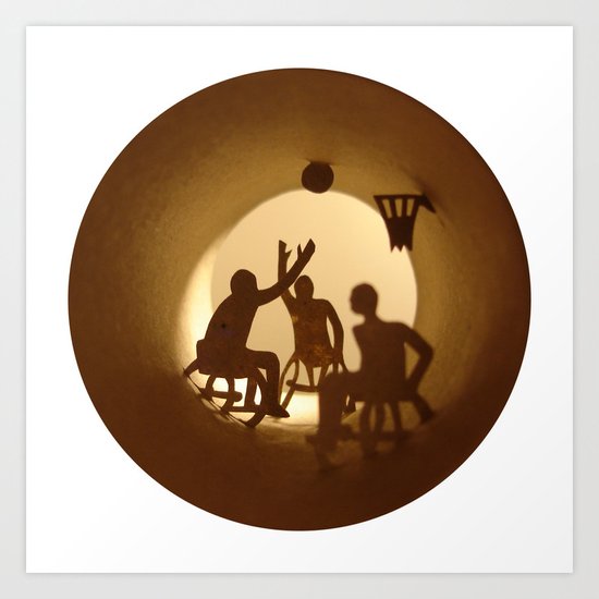 Basketball Art Print