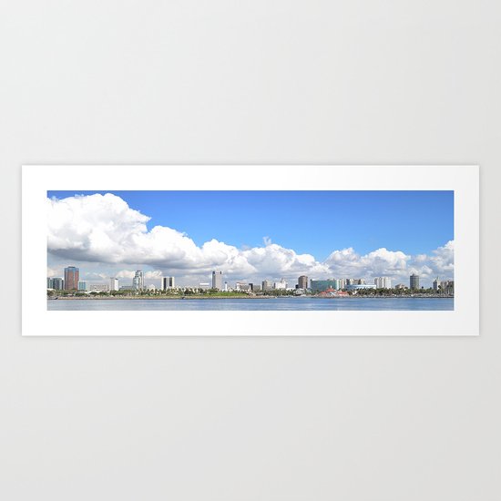 To Long Beach I Go Art Print