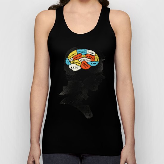 Han Phrenology Unisex Tank Top
