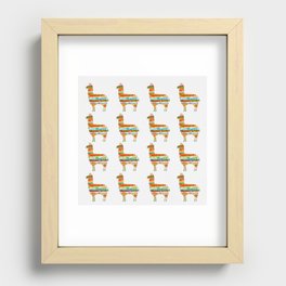 Lots of Llamas Recessed Framed Print