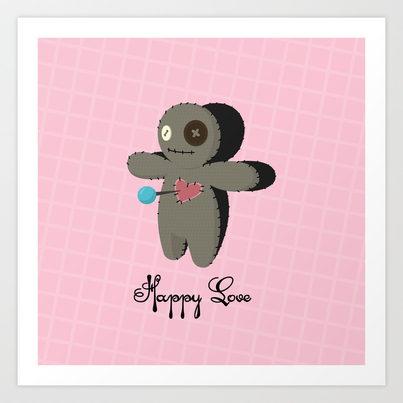happy voodoo doll