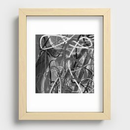 abstract scribble Recessed Framed Print