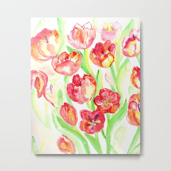 Mothers Day Tulips Metal Print