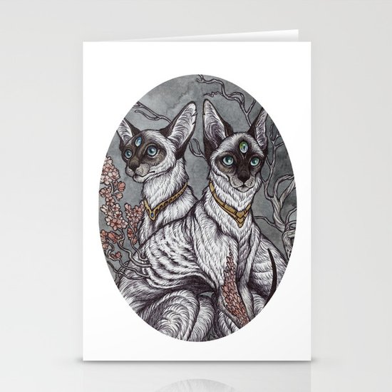 Gift of Sight art print Stationery Cards