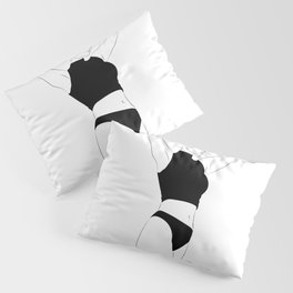 woman's silhouette 10 Pillow Sham