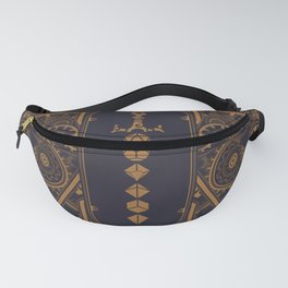 Steampunk Polyhedral Dice Sword Tabletop RPG Gaming Fanny Pack
