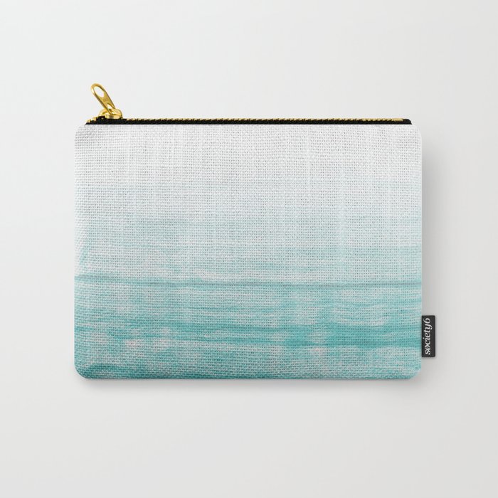 Turquoise sea Carry-All Pouch