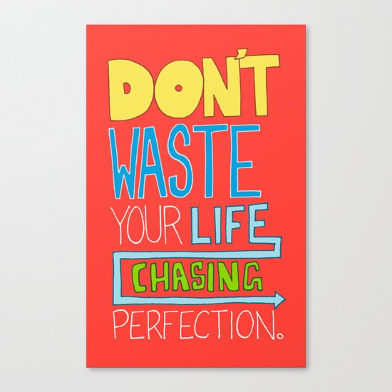 Perfection. Canvas Print