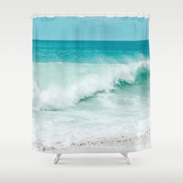 Aliso beach Shower Curtain