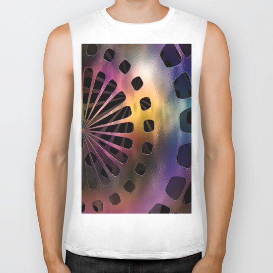 Metal Space Sphere Biker Tank